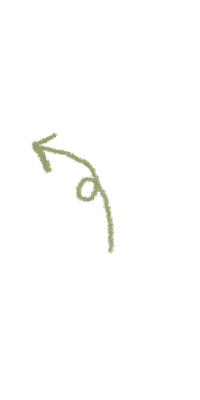 a green arrow drawn on a black background