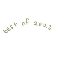 a black background with the words best of 2023 written on it