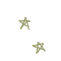 two green stars on a black background